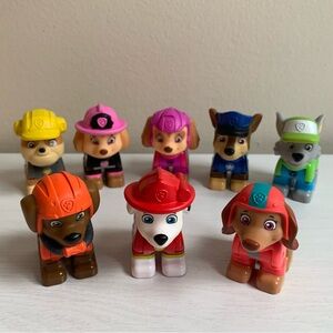 Paw Patrol Mega Bloks Lot of 8 Figures